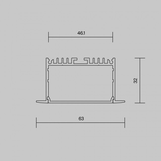 Алюминиевый профиль Maytoni Led Strip 632004
