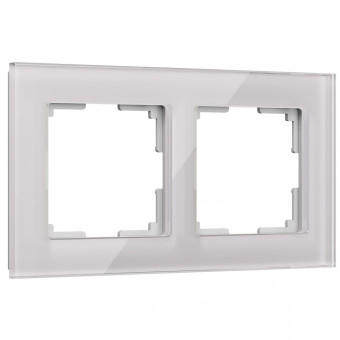 Рамка на 2 поста Favorit (дымчатый,стекло) Werkel W0021117 (a050895) Рамка на 2 поста Favorit (дымчатый,стекло) Werkel W0021117 (a050895)