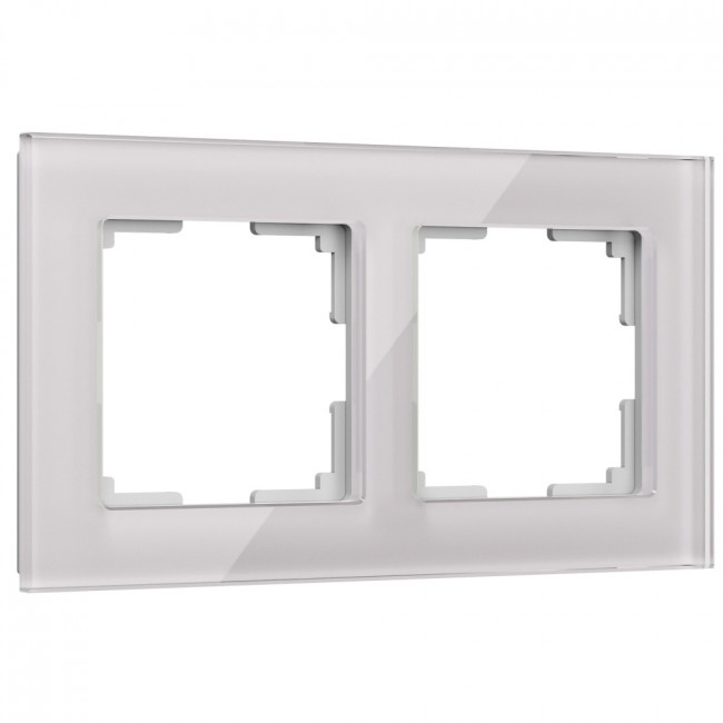 Рамка на 2 поста Favorit (дымчатый,стекло) Werkel W0021117 (a050895)