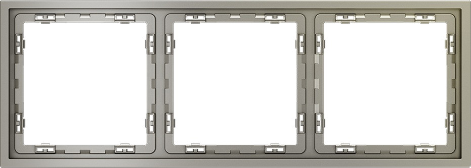 Рамка на 3 поста (шелк) Voltum S70 VLS100304