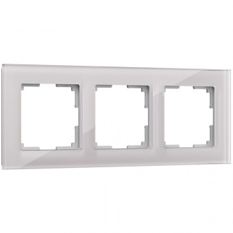 Рамка на 3 поста Favorit (дымчатый,стекло) Werkel W0031117 (a050896) Рамка на 3 поста Favorit (дымчатый,стекло) Werkel W0031117 (a050896)