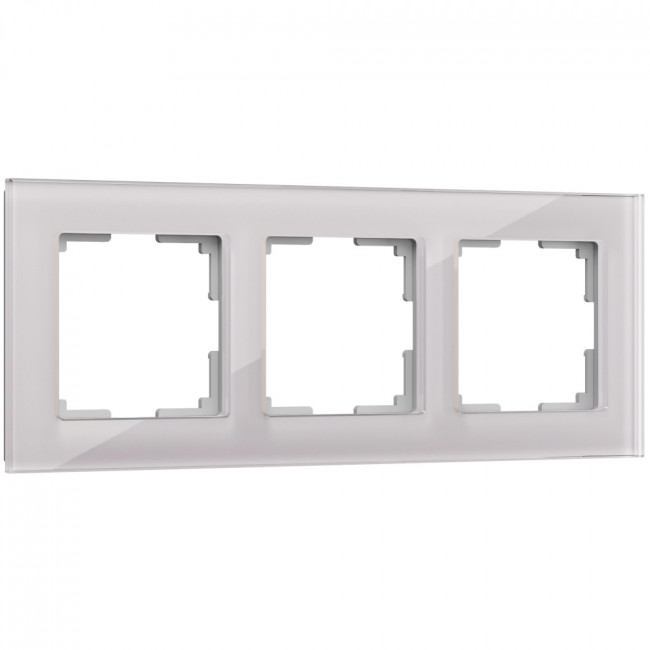 Рамка на 3 поста Favorit (дымчатый,стекло) Werkel W0031117 (a050896)