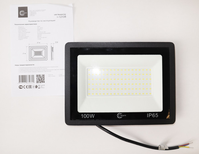 Прожектор светодиодный i-Watt 100W 6400K i-12108