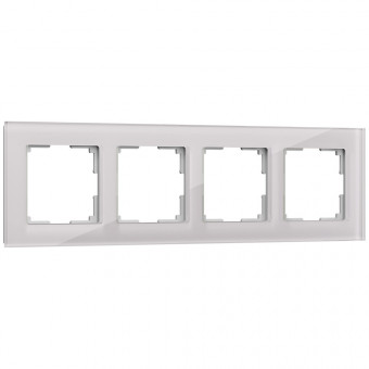 Рамка на 4 поста Favorit (дымчатый,стекло) Werkel W0041117 (a050897) Рамка на 4 поста Favorit (дымчатый,стекло) Werkel W0041117 (a050897)
