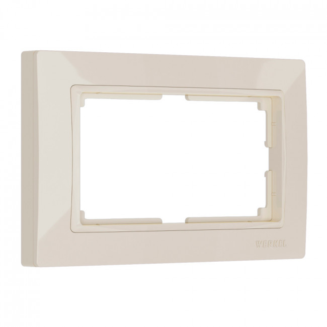 Рамка для двойной розетки Snabb basic (слоновая кость) Werkel W0082003 (a051293)