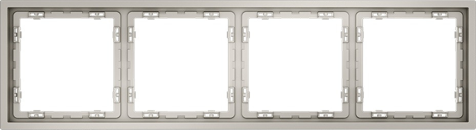 Рамка на 4 поста (кашемир) Voltum S70 VLS100403
