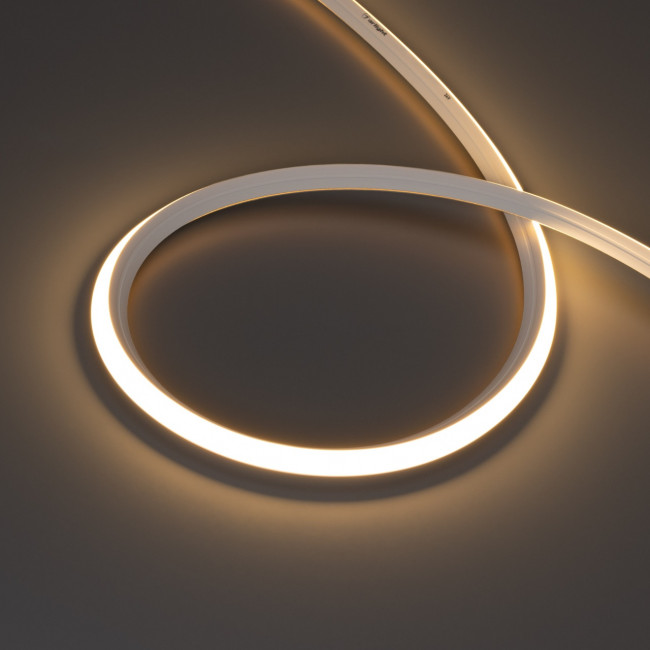Светодиодная лента герметичная MOONLIGHT-3D-X544-10x10mm 24V Warm3000 (8 W/m, IP67, 5m, wire x1) Arlight 055190