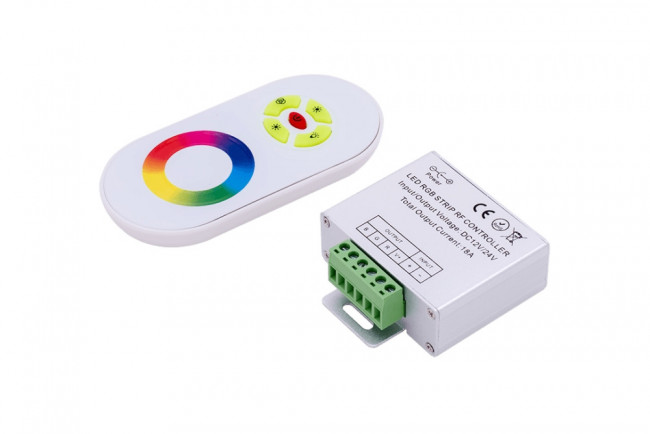 Контроллер с пультом touch RF-RGB-S5-18A