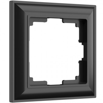 Рамка на 1 пост (черный матовый) W0012208 (a051022) Рамка на 1 пост (черный матовый) W0012208 (a051022)