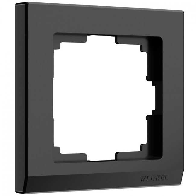 Рамка на 1 пост Stark (черный) Werkel W0011808 (a050908)