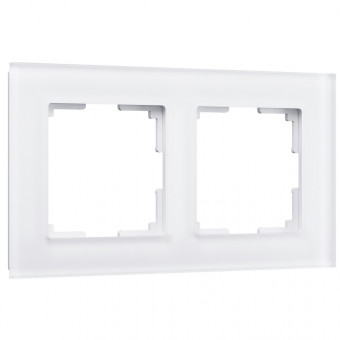 Рамка на 2 поста Favorit (белый матовый,стекло) Werkel W0021105 (a051289) Рамка на 2 поста Favorit (белый матовый,стекло) Werkel W0021105 (a051289)