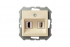 Розетка HDMI/USB Liregus Epsilon бежевый 28-085