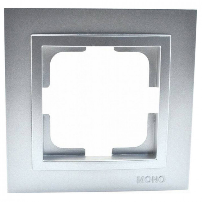 Рамка 1-постовая Mono Electric Despina серебро 102-210000-160 Рамка 1-постовая Mono Electric Despina серебро 102-210000-160