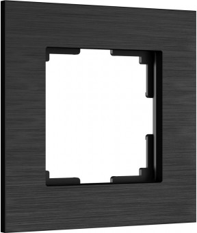 Рамка на 1 пост (черный алюминий) Werkel W0013508 (a066329)
