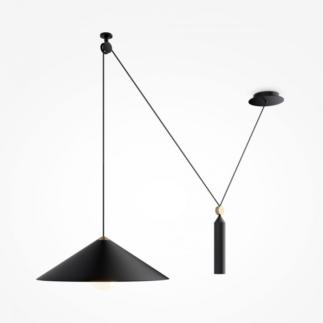 Подвесной светильник Peso E27 1x60Вт Maytoni Technical P080PL-01B