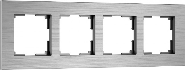 Рамка на 4 поста (алюминий) Werkel W0043506 (a066328)