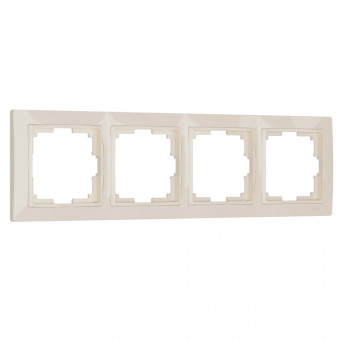 Рамка на 4 поста Snabb basic (слоновая кость) Werkel W0042003 (a051306) Рамка на 4 поста Snabb basic (слоновая кость) Werkel W0042003 (a051306)