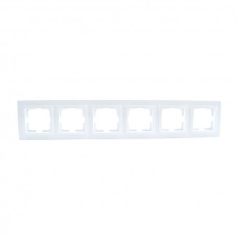 Рамка 6-постовая Mono Electric Despina жемчуг 102-250000-166