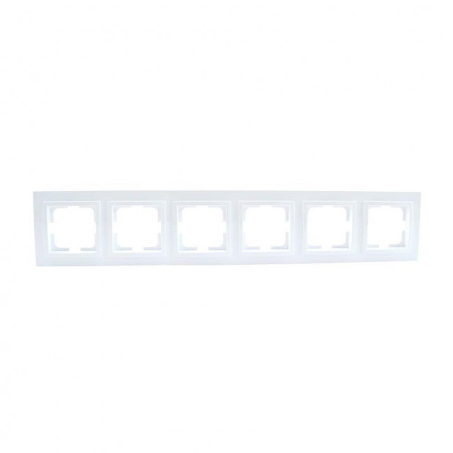 Рамка 6-постовая Mono Electric Despina жемчуг 102-250000-166