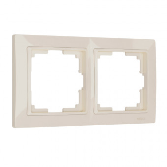 Рамка на 2 поста Snabb basic (слоновая кость) Werkel W0022003 (a051307) Рамка на 2 поста Snabb basic (слоновая кость) Werkel W0022003 (a051307)