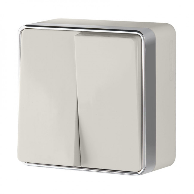 Выключатель двухклавишный Gallant (слоновая кость) Werkel W5020003 (a051562)