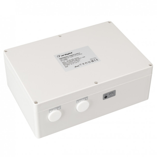 Блок аварийного питания Arlight ARJ-EMG-50-120W-1H-LiFePO4 220-300V 100W IP65 0,25-0,345A 036852