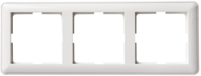 Рамка на 3 поста (белый) Systeme Electric W59 KD-3-18 Рамка на 3 поста (белый) Systeme Electric W59 KD-3-18