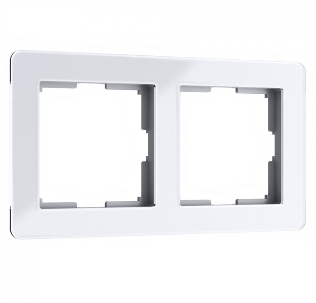 Рамка на 2 поста Acrylic (белый) Werkel W0022701 (a059314)