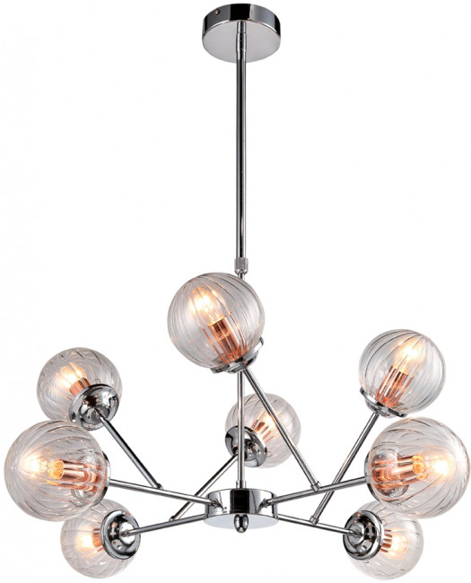 Подвесная люстра паук Arte Lamp Arancia A9276LM-8CC