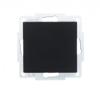 Выключатель Lezard Vesna черный 742-4288-100