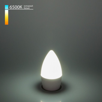 Светодиодная лампа Свеча СD LED 6W 6500K E27 BLE2738 (a048678) Светодиодная лампа Свеча СD LED 6W 6500K E27 BLE2738 (a048678)